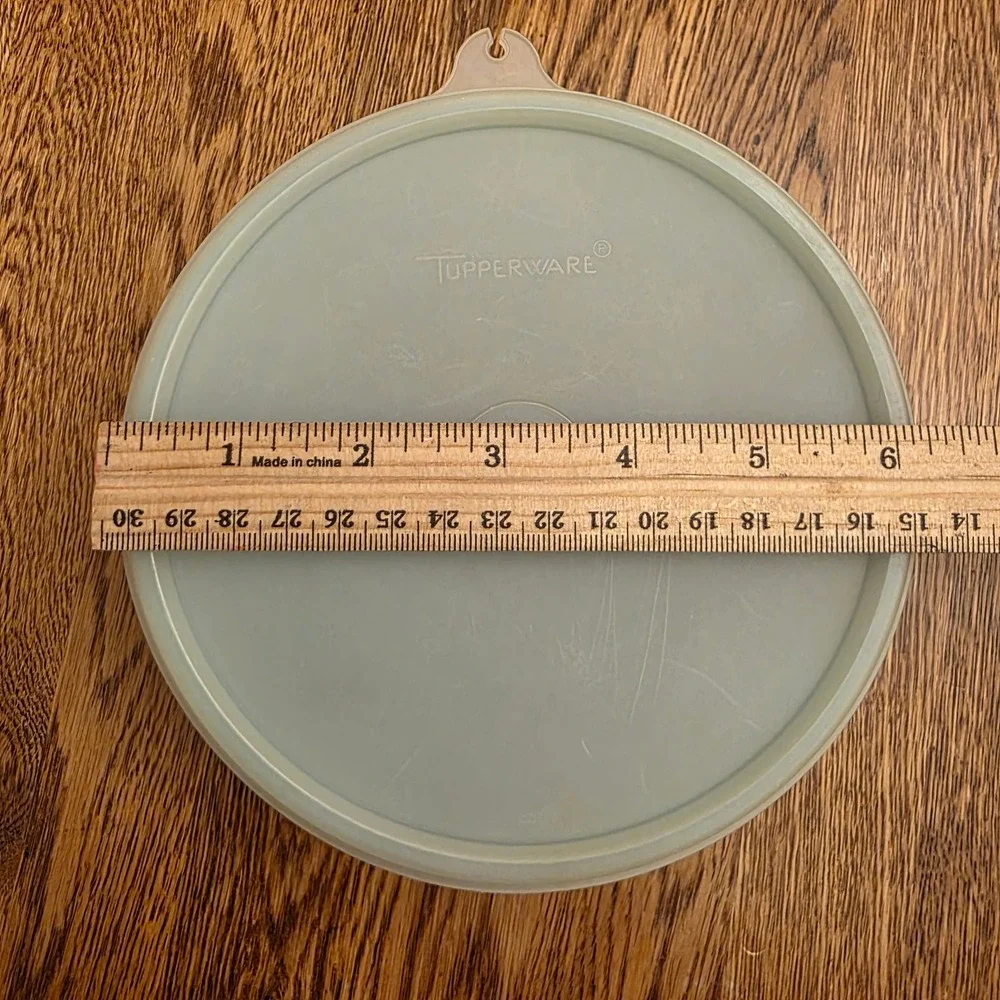 Vintage Tupperware Wonderlier Bowl 234-19 Sheer Blue with Lid 6 inch USA Made C